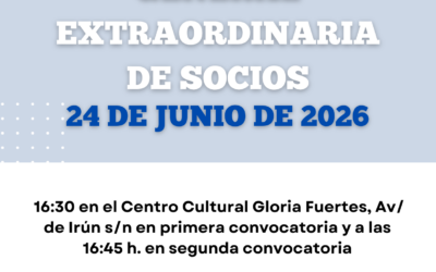 Convocatoria Asamblea Extraordinaria 24 de Junio de 2026